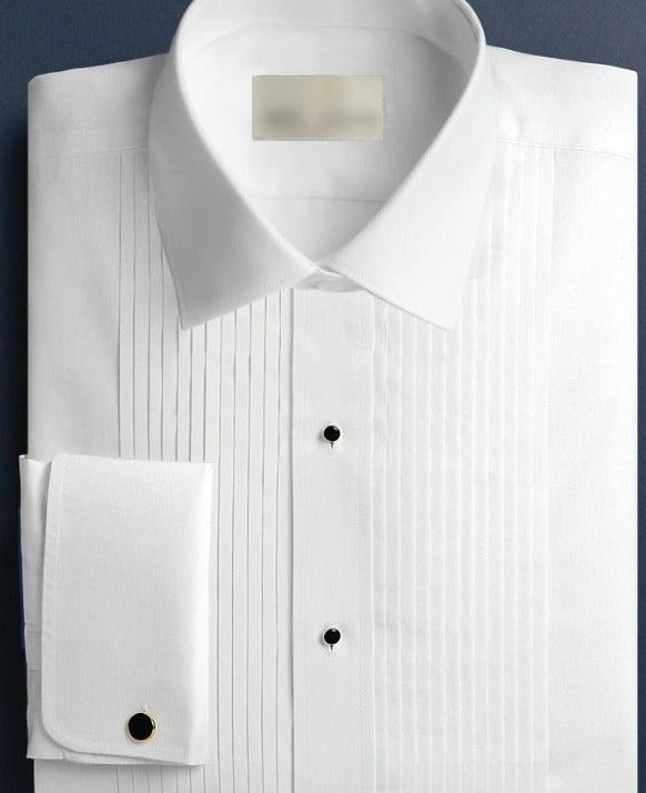 100% Cotton Laydown Collar Tuxedo Shirt only $59.95! – Fine Tuxedos