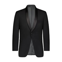 Load image into Gallery viewer, Men&#39;s 100% Wool Black Tuxedo Jacket with Shawl Collar
