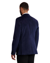 Load image into Gallery viewer, Navy Velvet 1 Button Peak Dinner Jacket
