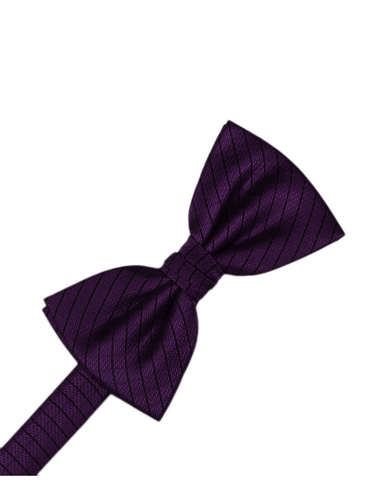 Raisin Diamond Grid Pattern Formal Bow Tie