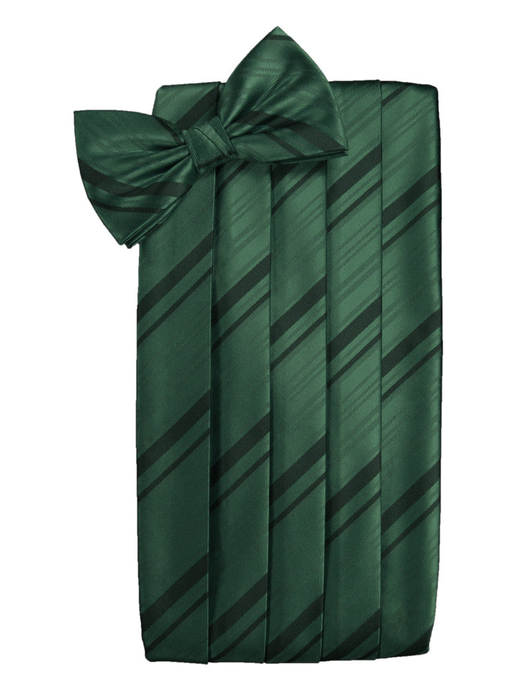 Holly Striped Satin Cummerbund Set